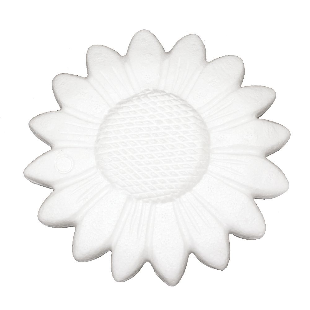Styrofoam sunflower 140 mm for decoration -1 pc