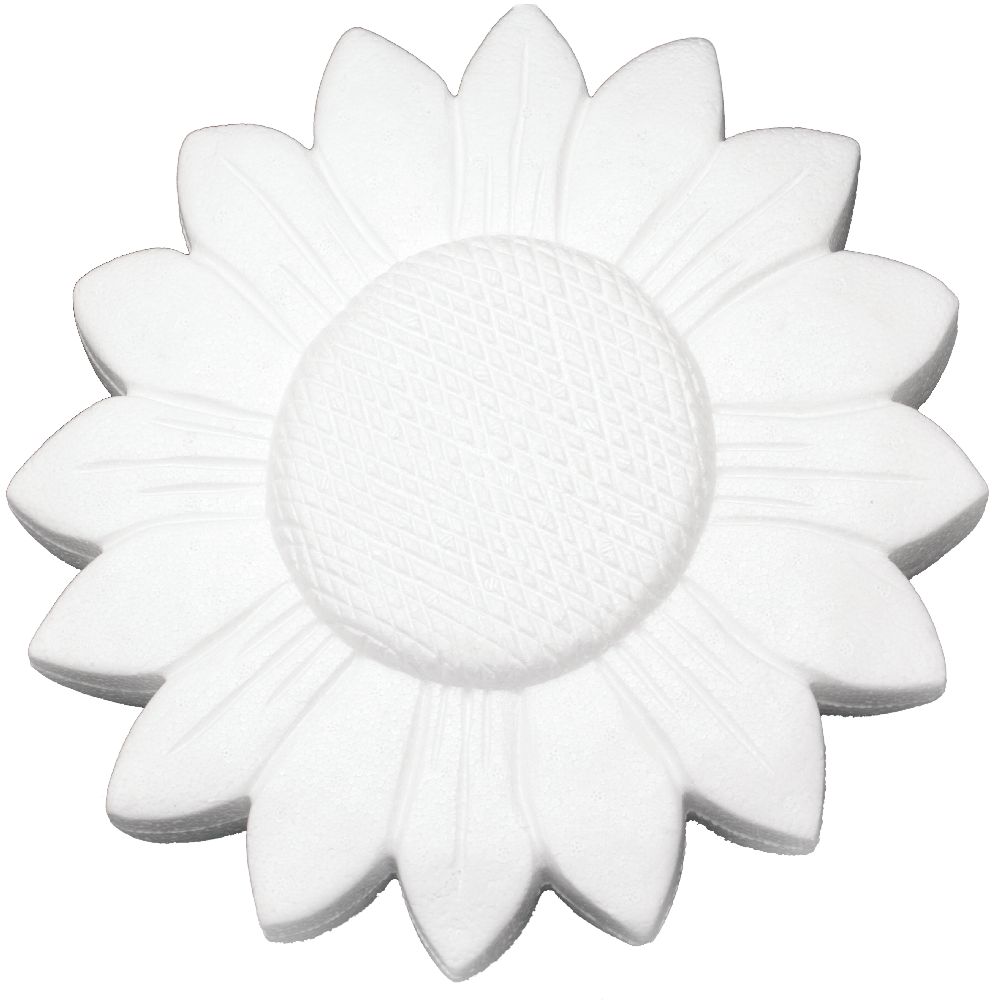 Sunflower styrofoam 300 mm for decoration -1 pc