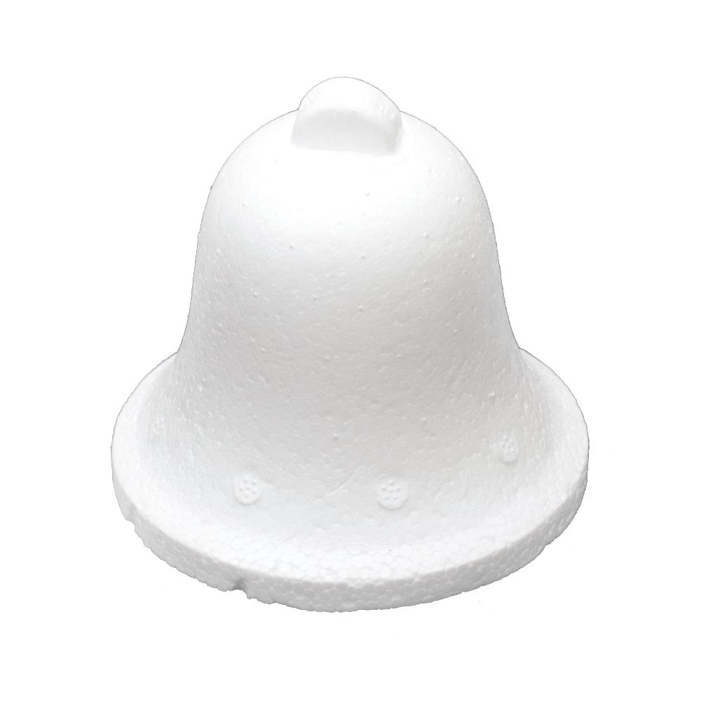 Styrofoam Decorative Bell, 85x80mm 1 piece