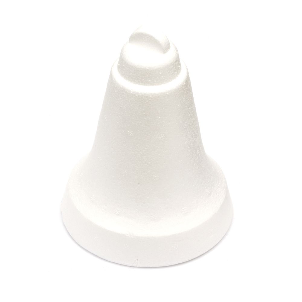 Styrofoam White Decorative Bell, 130x170mm 1 piece