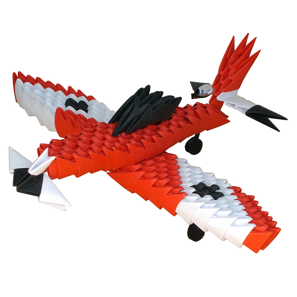 Modular Origami, Red Plane