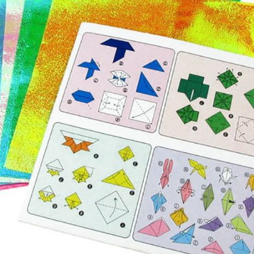Χαρτί Origami 15x15 εκ. 5 χρώματα x 2 φύλλα