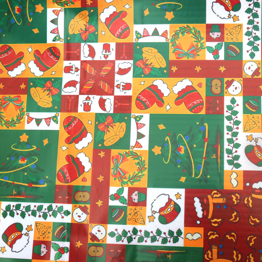  опаковъчна хартия 50x70 мм с Коледни мотиви