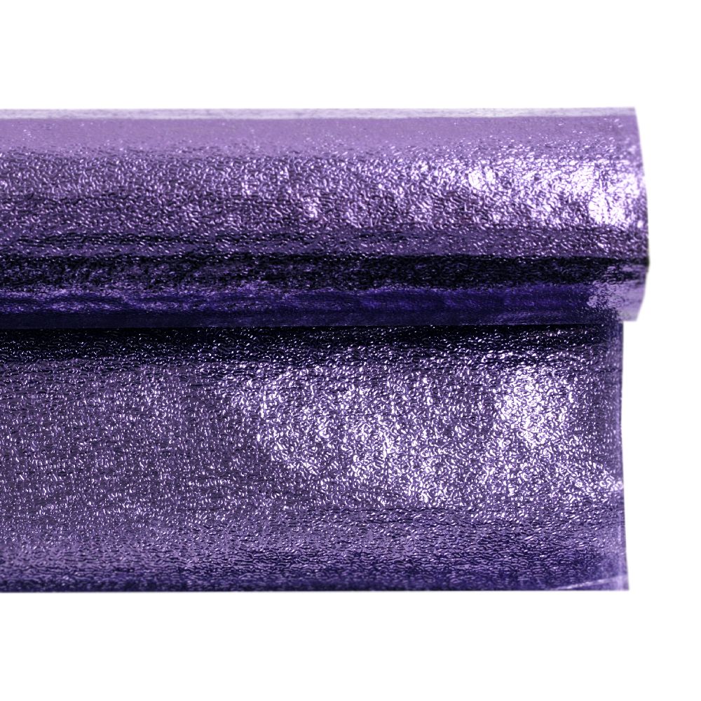 Опаковъчен лист тип станиол 500x680 мм цвят лилав