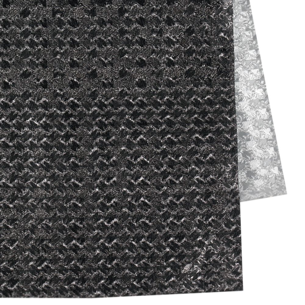 Χαρτί περιτυλίγματος 700x500 mm διπλής όψης ασημί / γκρι σκούρο