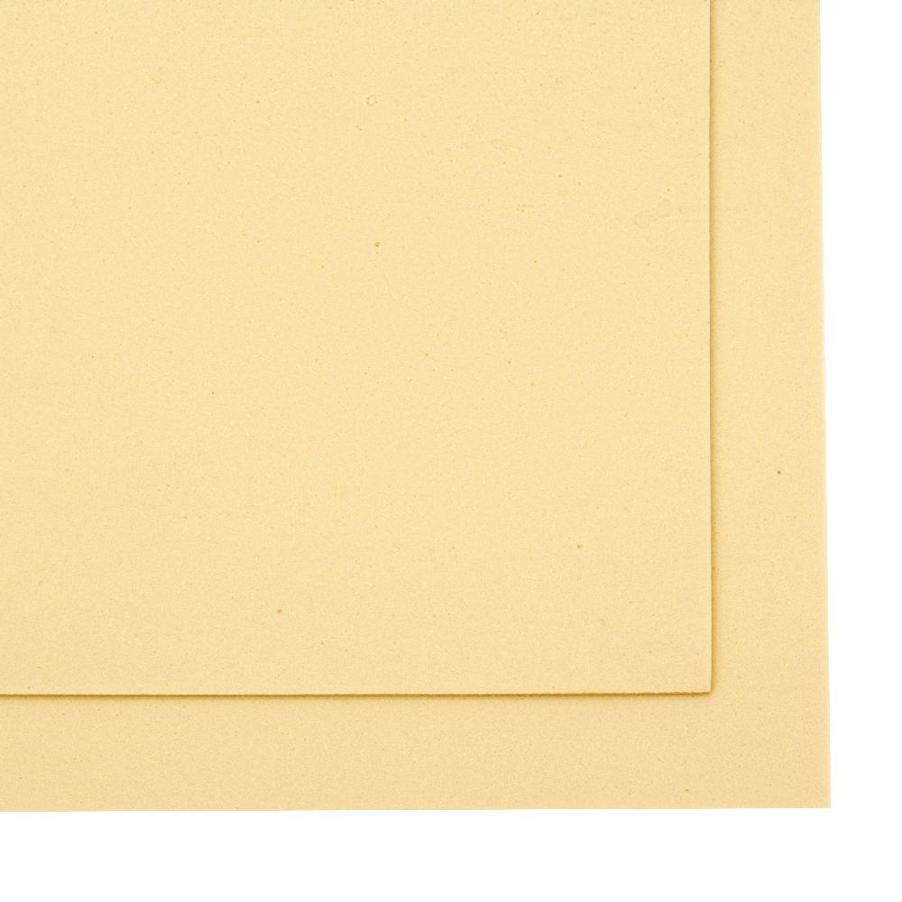 EVA Foam Sheet, Cream Color, A4 2mm Scrapbooking & Craft