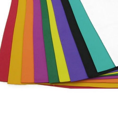 EVA Foam MIXED Colors, 10 Sheets 20x27cm 1mm Scrapbooking & Craft Decoration