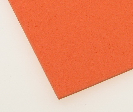 Material EVA / cauciuc microporos / 2 mm A4 20x30 cm portocaliu