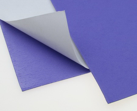 EVA /гумирана хартия/ самозалепваща цвят виолетов 2 мм А4 20x30 см 