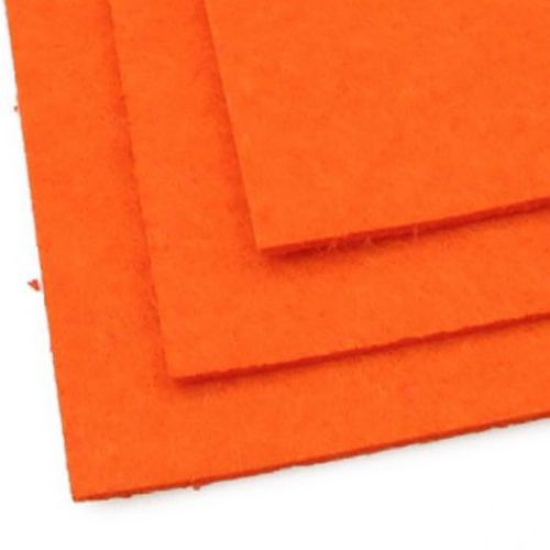 Fabric Felt Sheet, DIY Crafts Sewing Decoration 2mm A4 20x30 cm orange-1 color