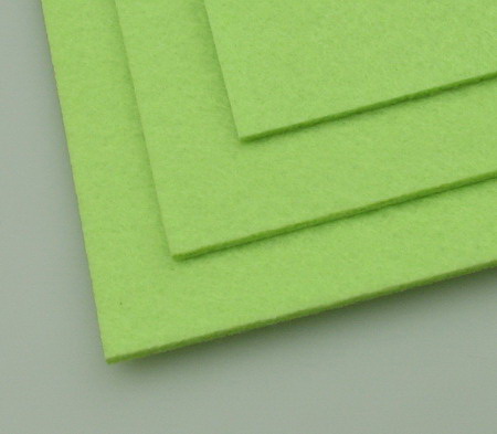 Φύλλο τσόχας 3 mm A4 20x30 cm πράσινο ανοιχτό -1