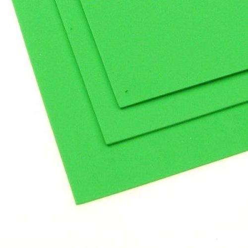Material EVA / cauciuc microporos / 2 mm A4 20x30 cm lumină verde