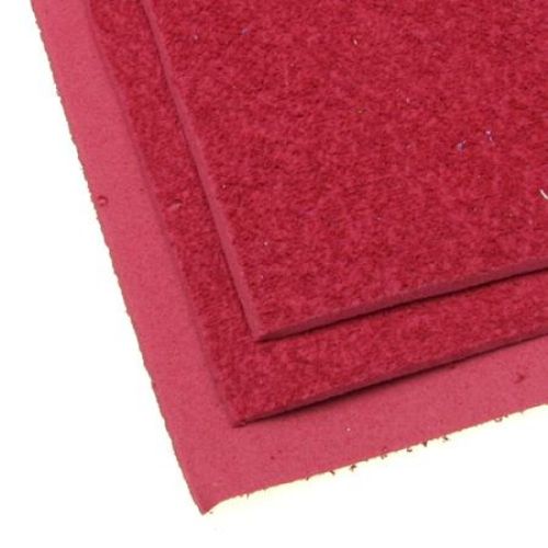 EVA Foam Grass Imitation Red, A4 Sheet 20x30cm 2mm Scrapbooking & Craft