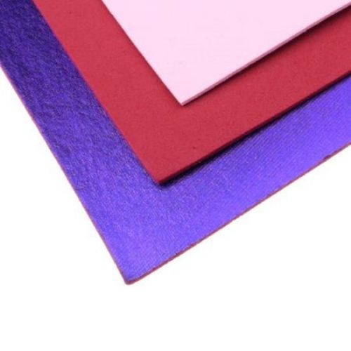 EVA Foam Crafting Sponge Metallic Purple, A4 Sheet 20x30cm 2mm DIY Scrapbooking & Decoration