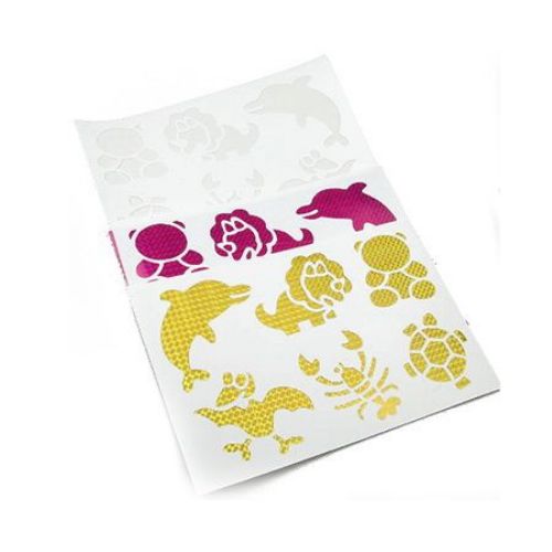 Set - puzzle type EVA material /microporous foam/ double-faced with plastic stencil ornaments animals