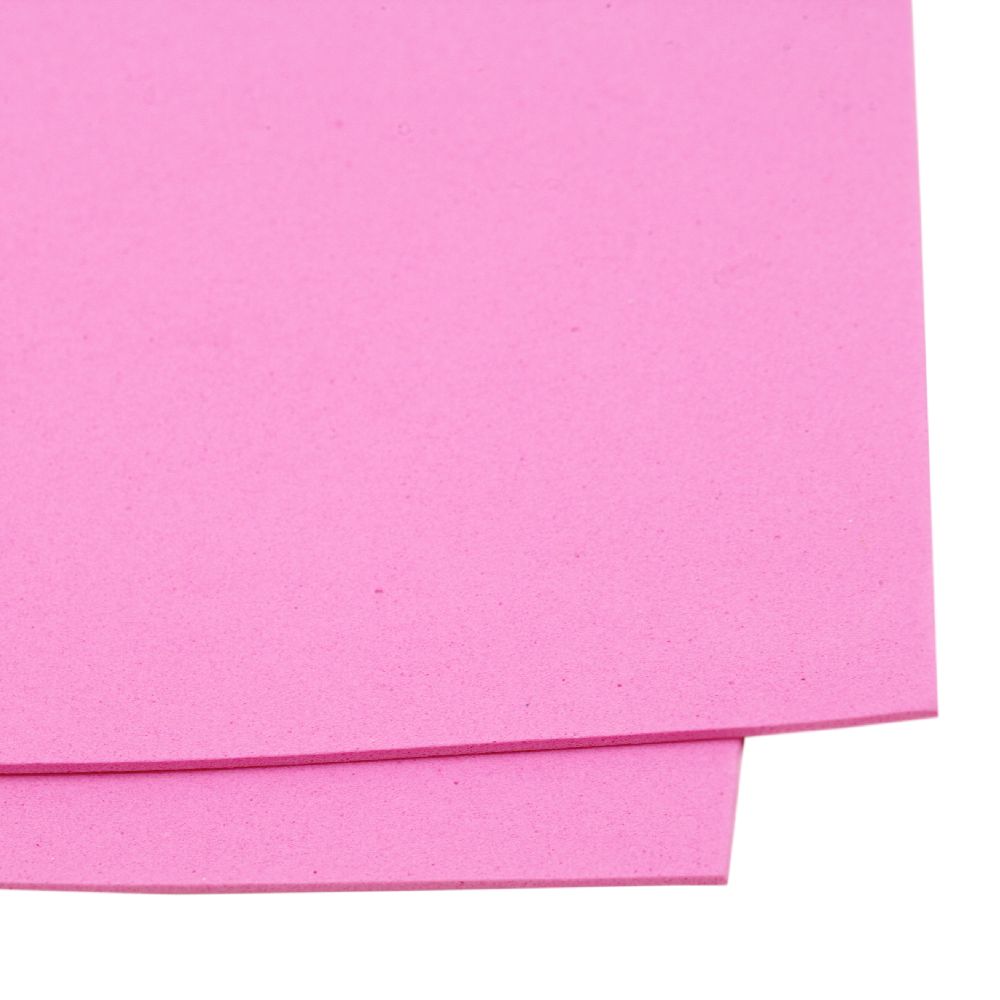 EVA foam for art decoration, scrapbook projects, A4 sheet 20x30 cm 2 mm pink
