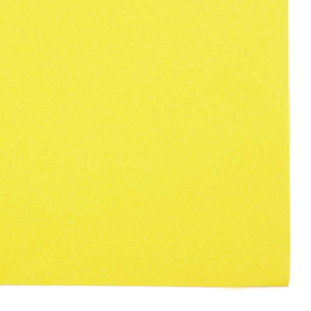 EVA Foam Yellow, A4 Sheet 20x30cm 0.8~0.9mm Scrapbooking & Craft Decoration