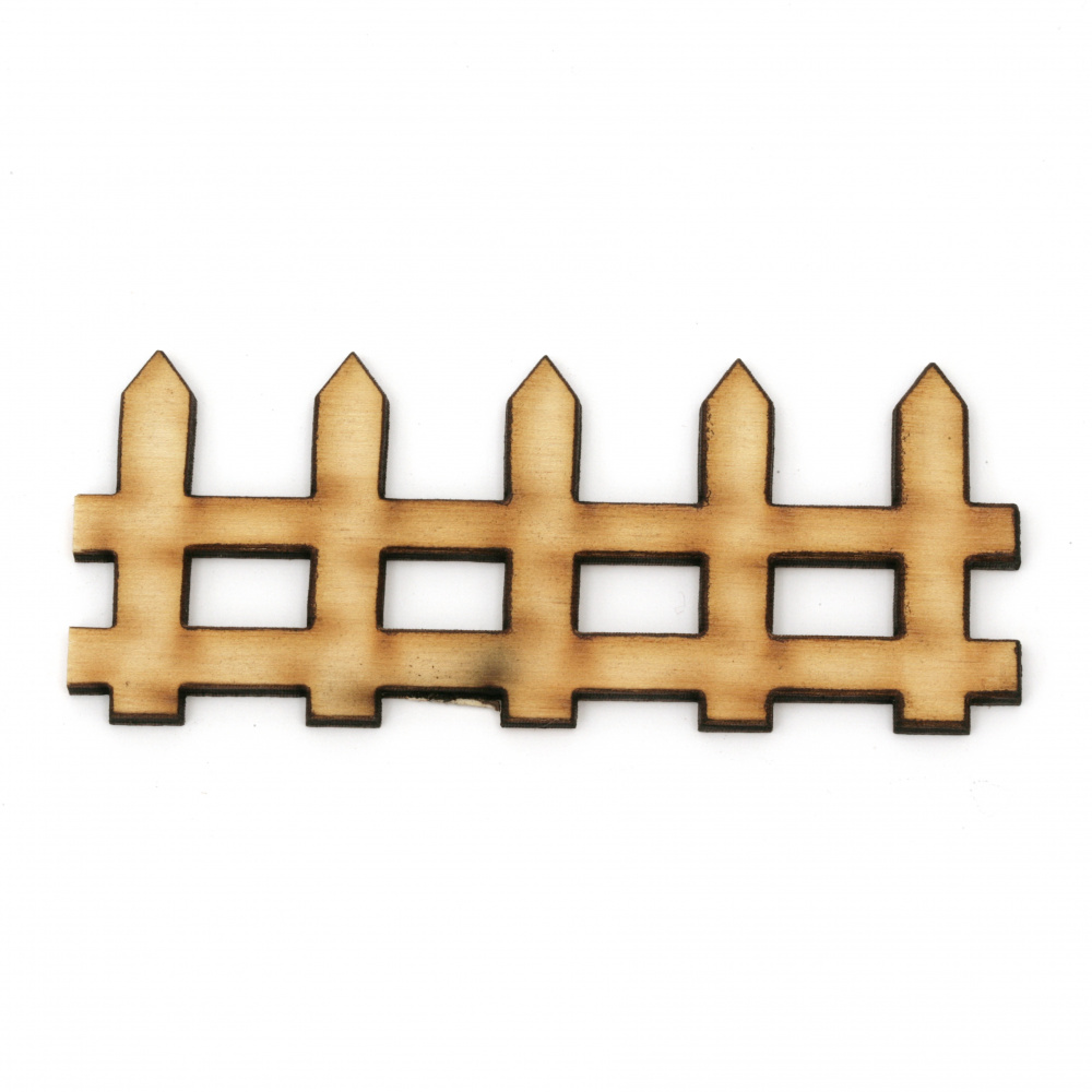 Wooden Fence for Decoration, 35x100 mm - 2 Pieces