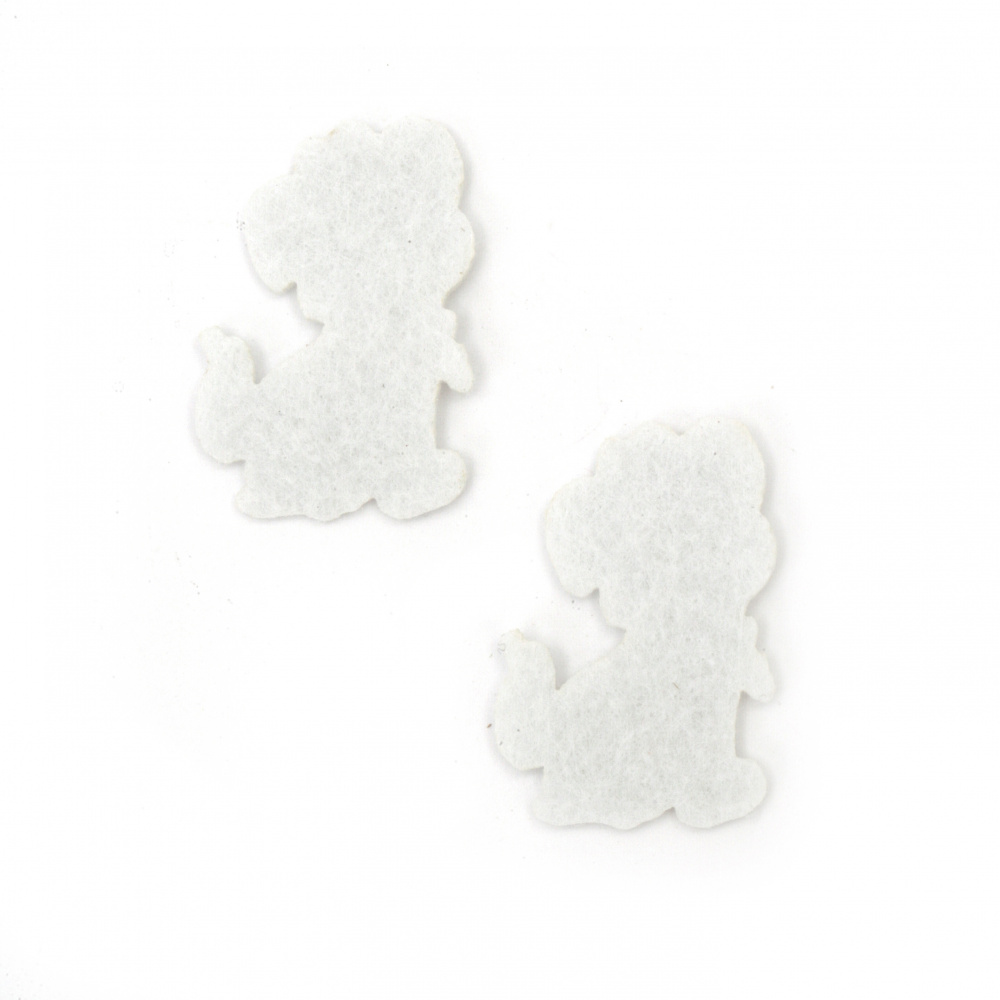 Felt Circles 30x1 mm, MIX Colors - 10 Pieces