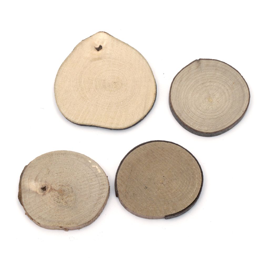 Wooden washer 40 ~ 60 mm -5 pieces