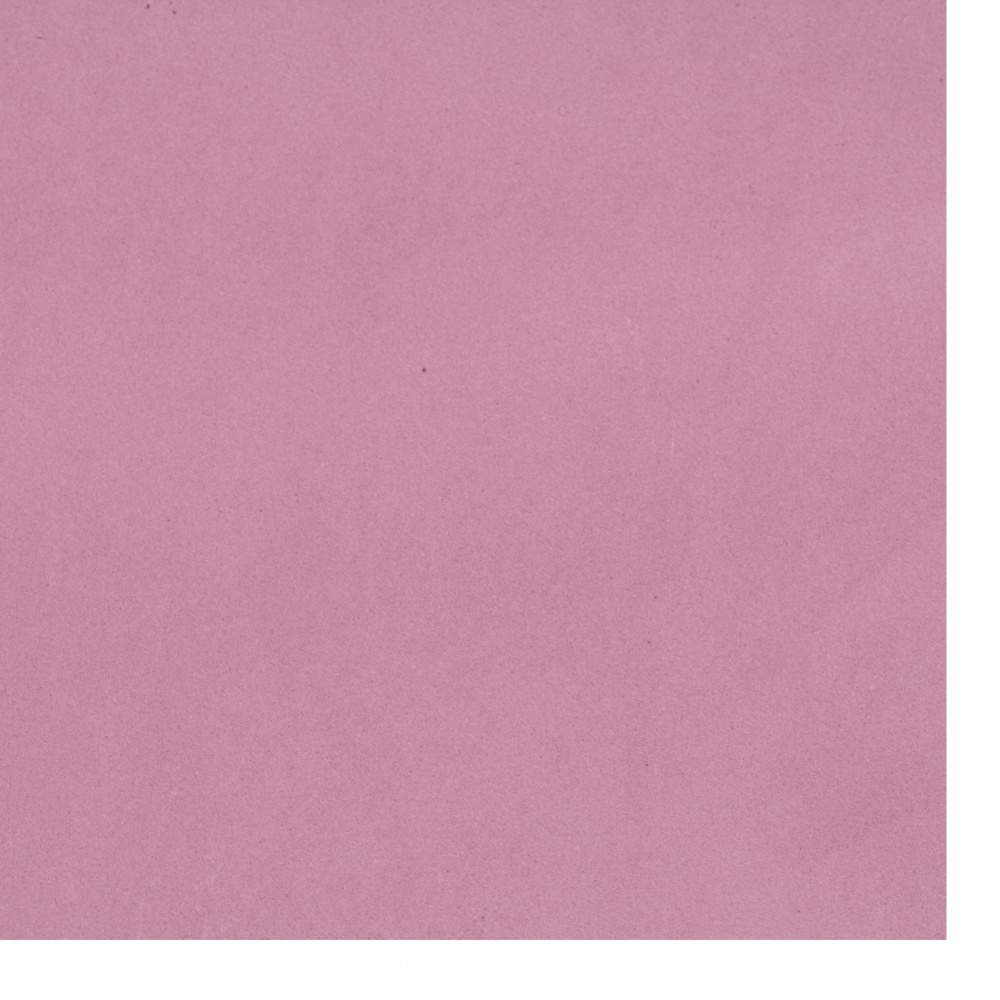 EVA foam for embellishment of festive cards, frames, scrapbook projects, 0.8~0.9 mm 50x50 cm color pink-purple