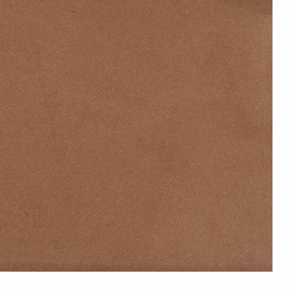EVA foam for embellishment of greeting cards, albums, scrapbook projects, 0.8~0.9 mm 50x50 cm brown