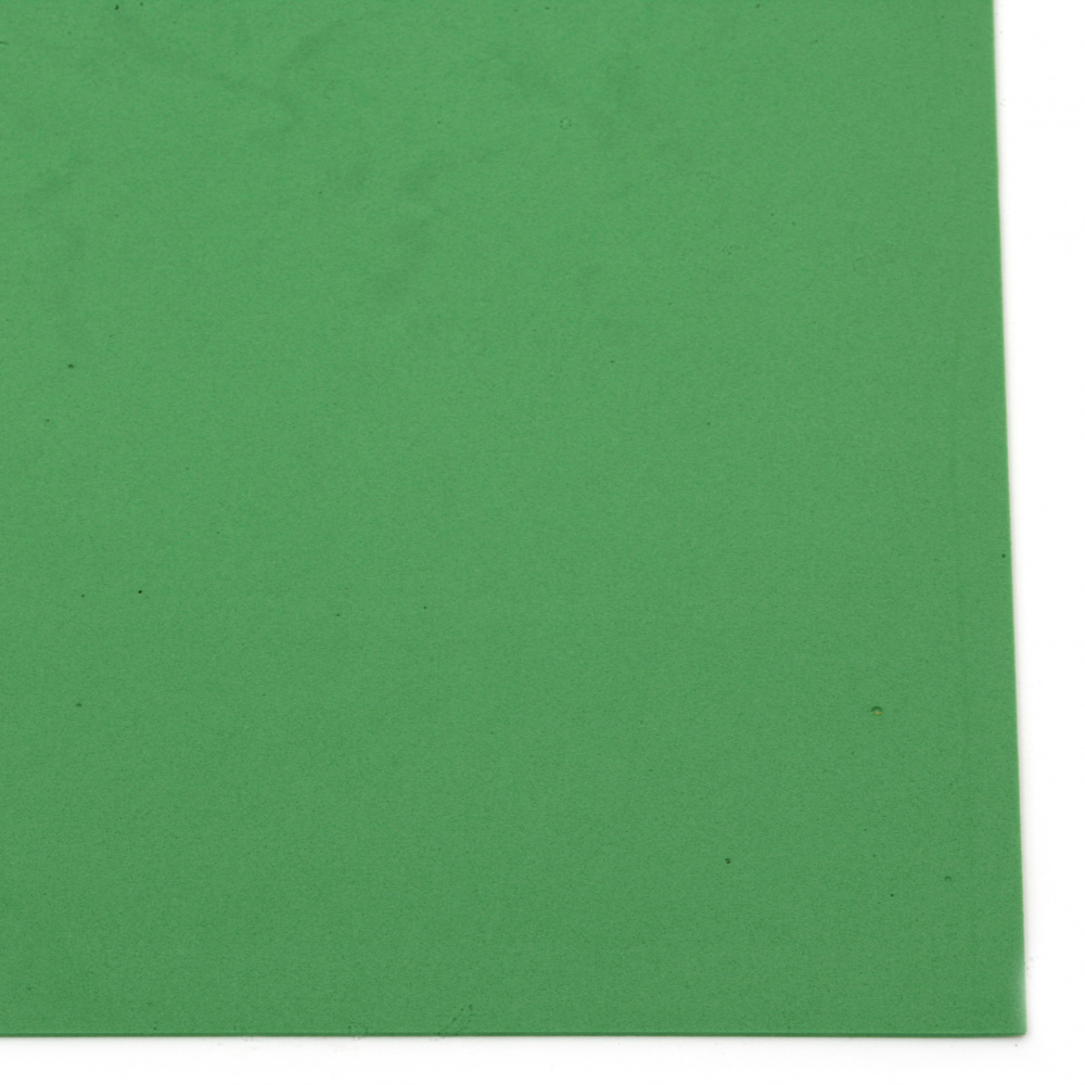 EVA foam A4 sheet 20x30 cm for scrapbook projects, various decoration 2 mm green