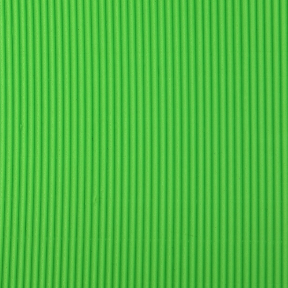 EVA Foam (Corrugated), Light Green Color, 2 mm, A4 (20x30 cm)