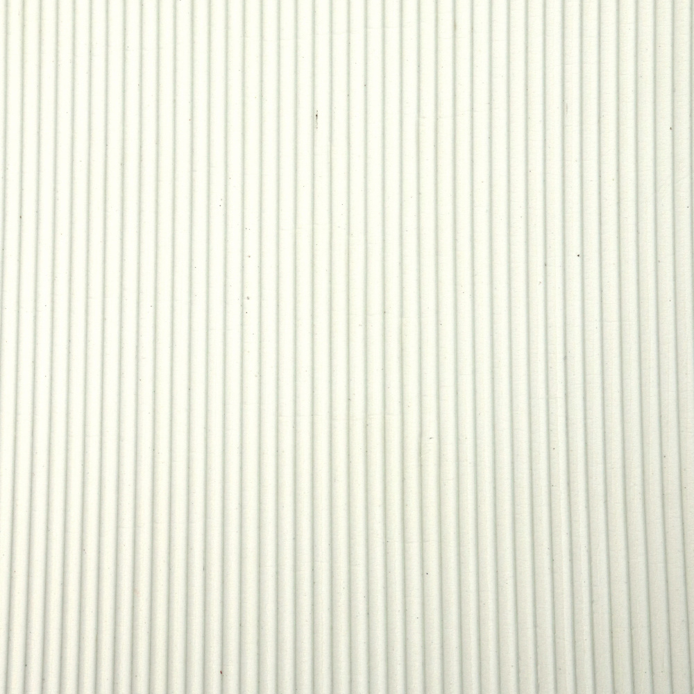 EVA Foam (Corrugated), White Color, 2 mm, A4 (20x30 cm)