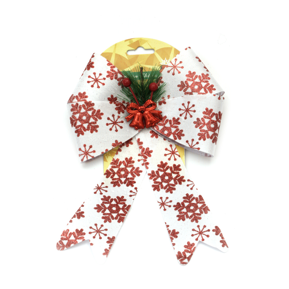 Christmas Decoration Ribbon, 250x180 mm, with Brocade Stamp