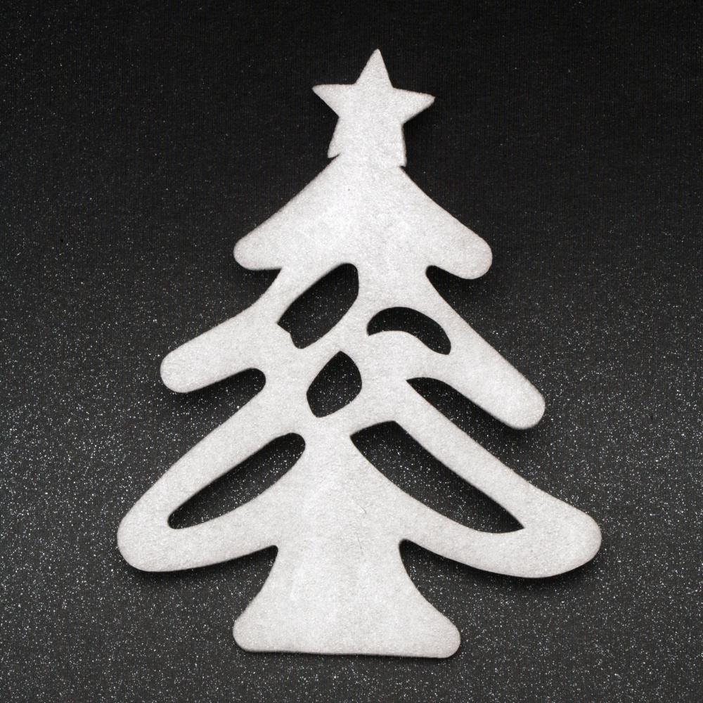 Christmas Tree from Polyethylene Foam, 135x175x5 mm - 6 Pieces