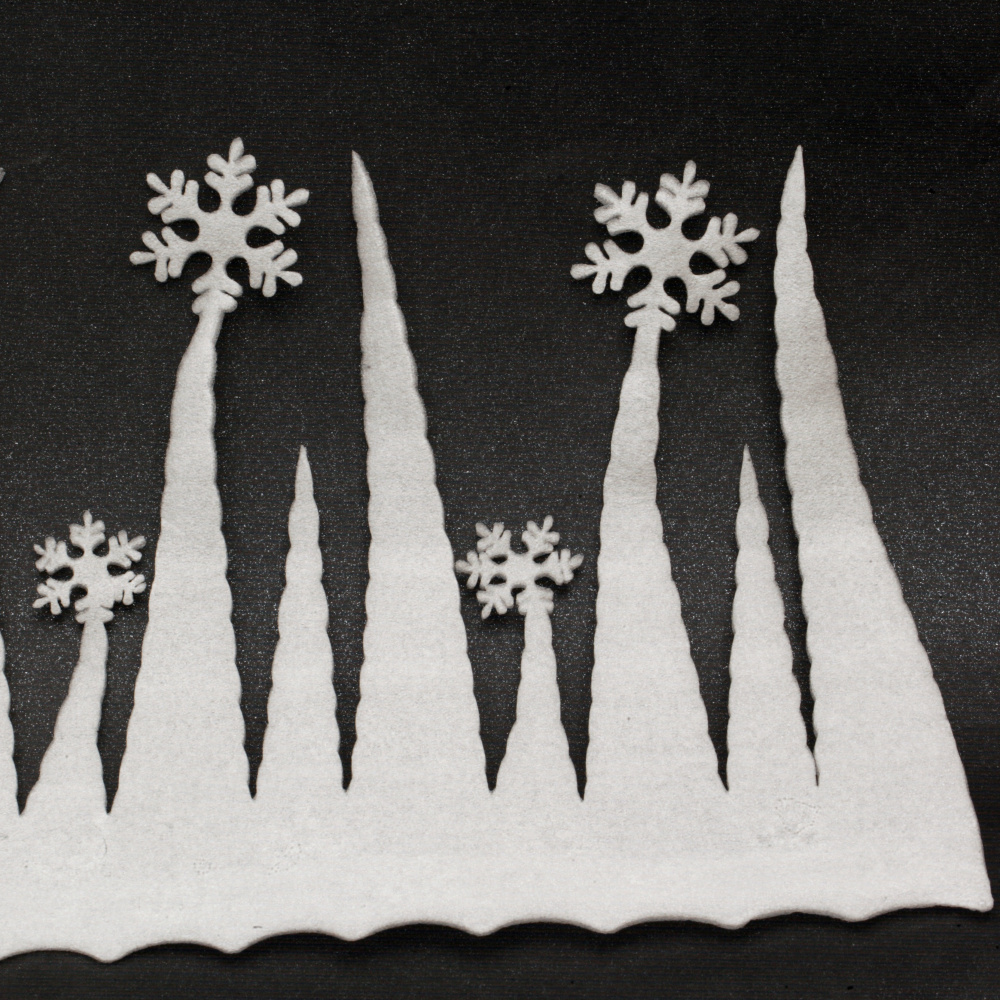 Ice Pendants from Polyethylene Foam / Antistatic Foam, 67.5x35 cm, Thickness 5 mm - 2 Pieces