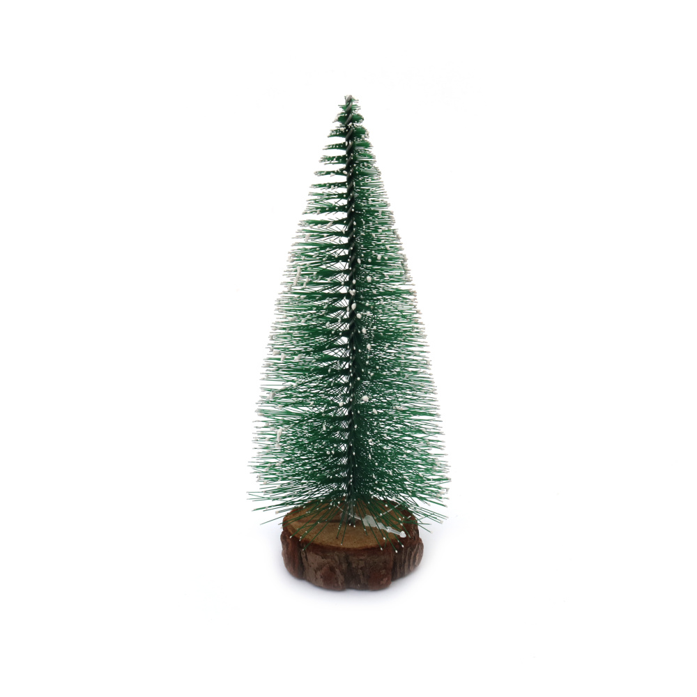 Christmas Decoration Fir tree on stand 150x78 mm green