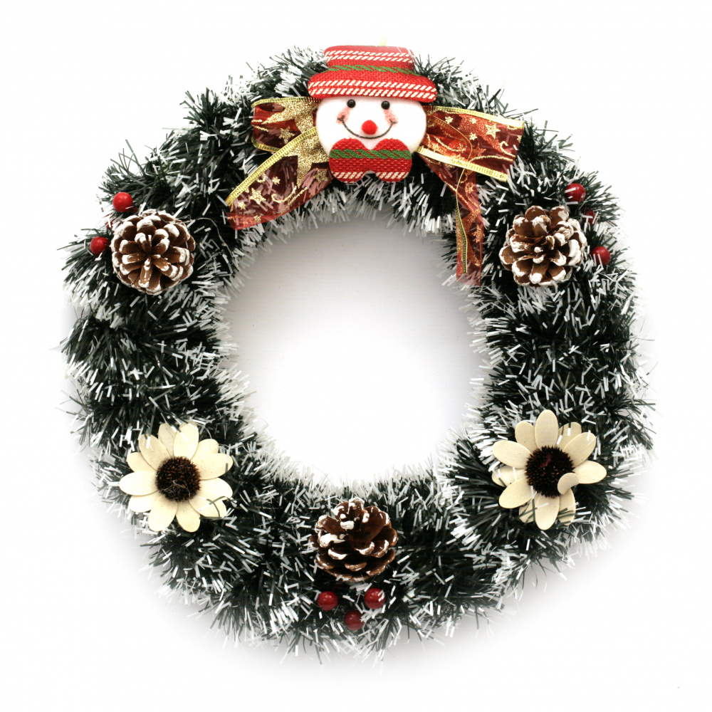 Christmas Wreath for Door, 30 cm