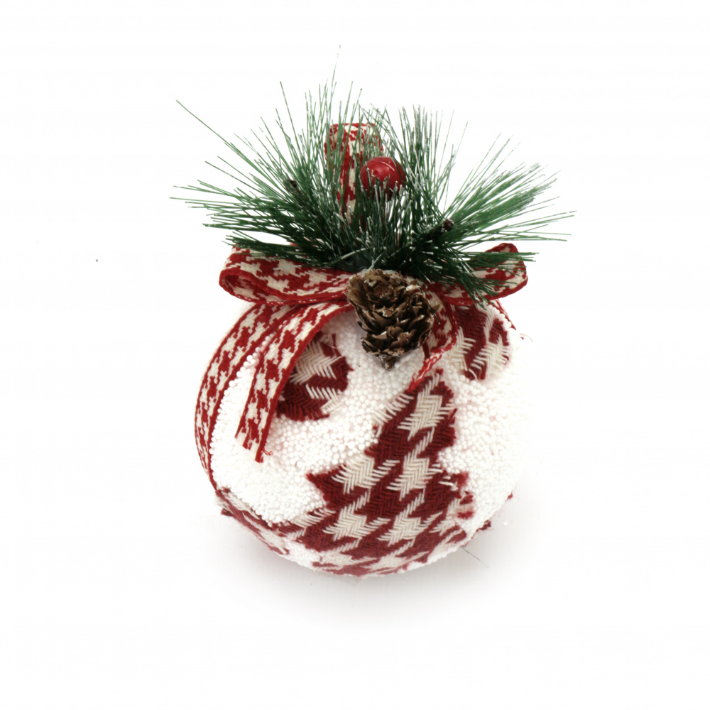 Christmas Balls for Decoration, 78 mm - 3 Pieces