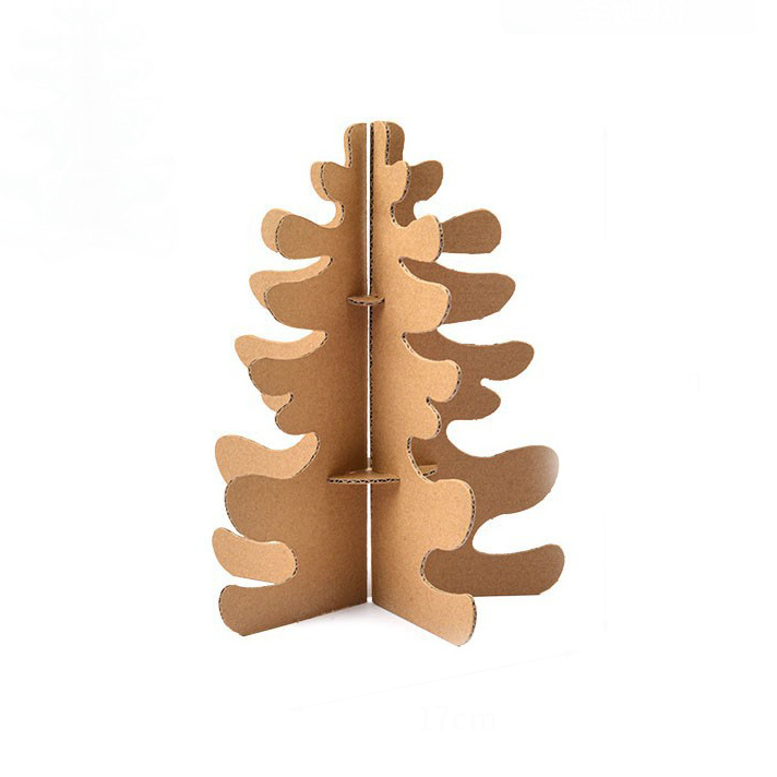 Christmas tree made of cardboard, 170x220 mm, - 7 parts