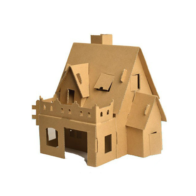 Cardboard house, 200x220x235 mm - 9 parts