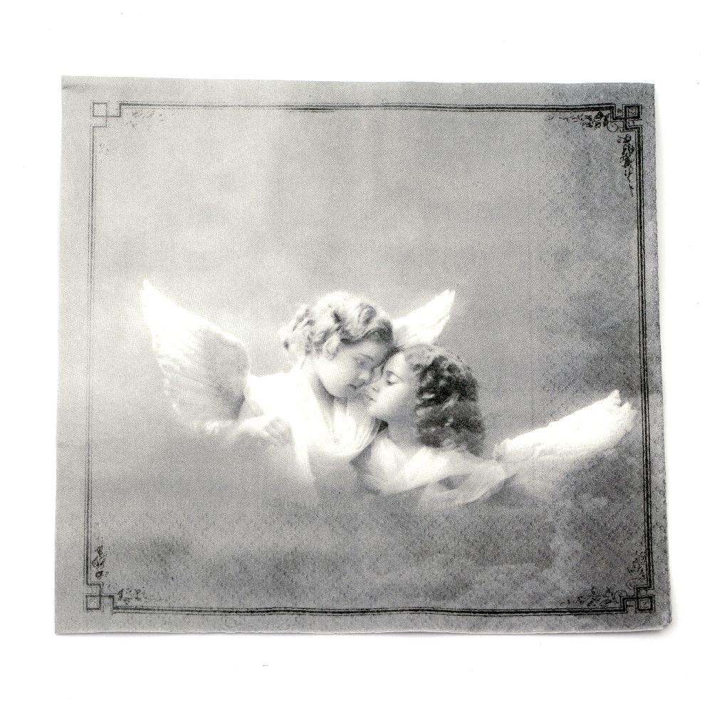 3-Ply Decorative Napkin for Decoupage SAGEN VINTAGE / Angels / 33x33 cm - 1 piece