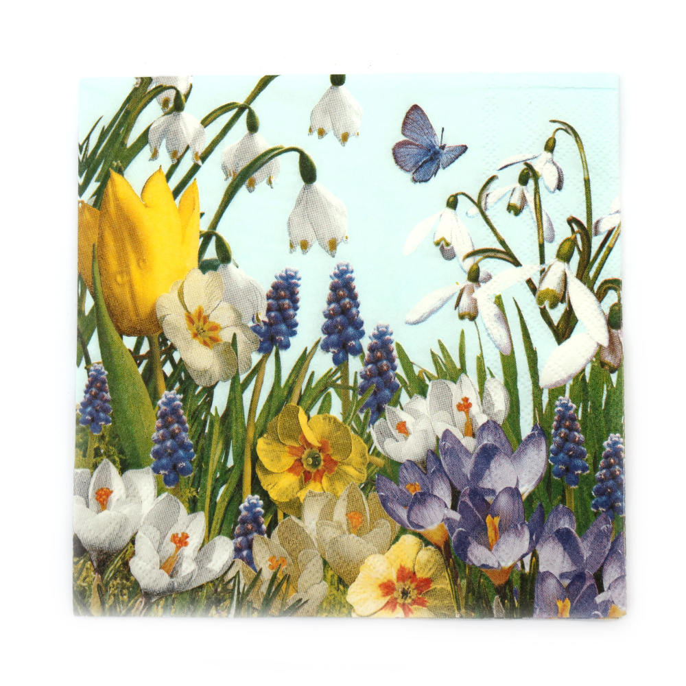 Decoupage napkin Ambiente 33x33 cm three-layer Spring Time - 1 piece