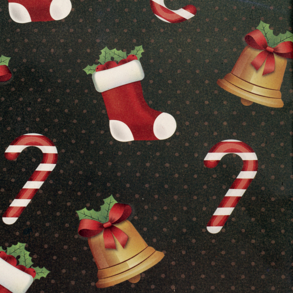 Christmas Wrapping Paper 510x750 mm Dark Green