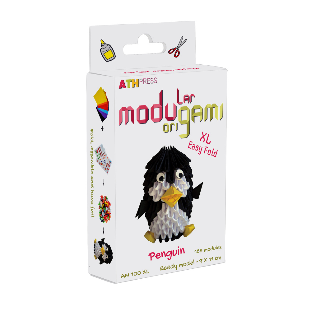 Modular Origami Kit - XL Penguin
