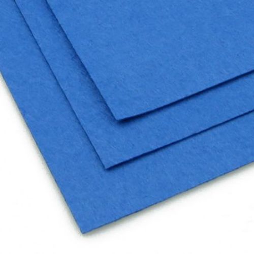 Fabric Felt Sheet, DIY Crafts Sewing Decoration 1 mm A4 20x30 cm color blue-1 piece