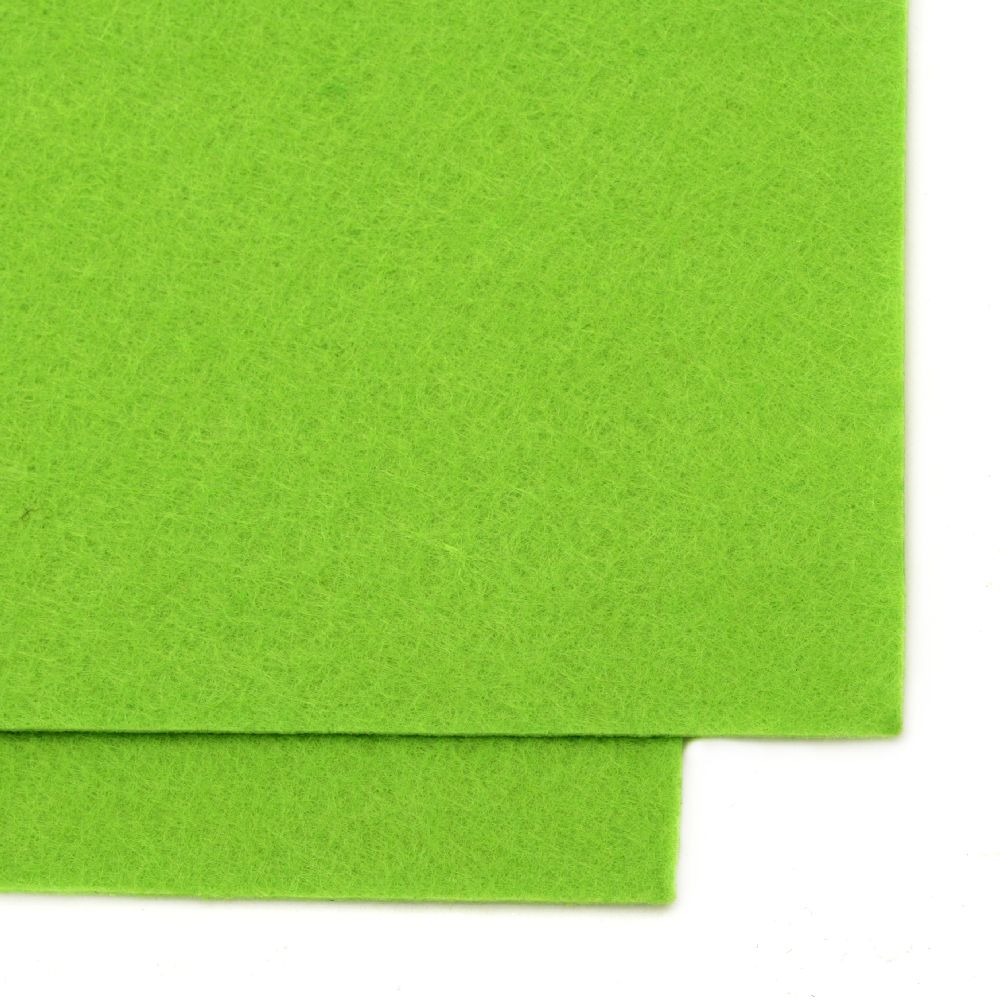 Pâslă 1,5 mm A4 20x30 cm culoare verde deschis -1 bucată