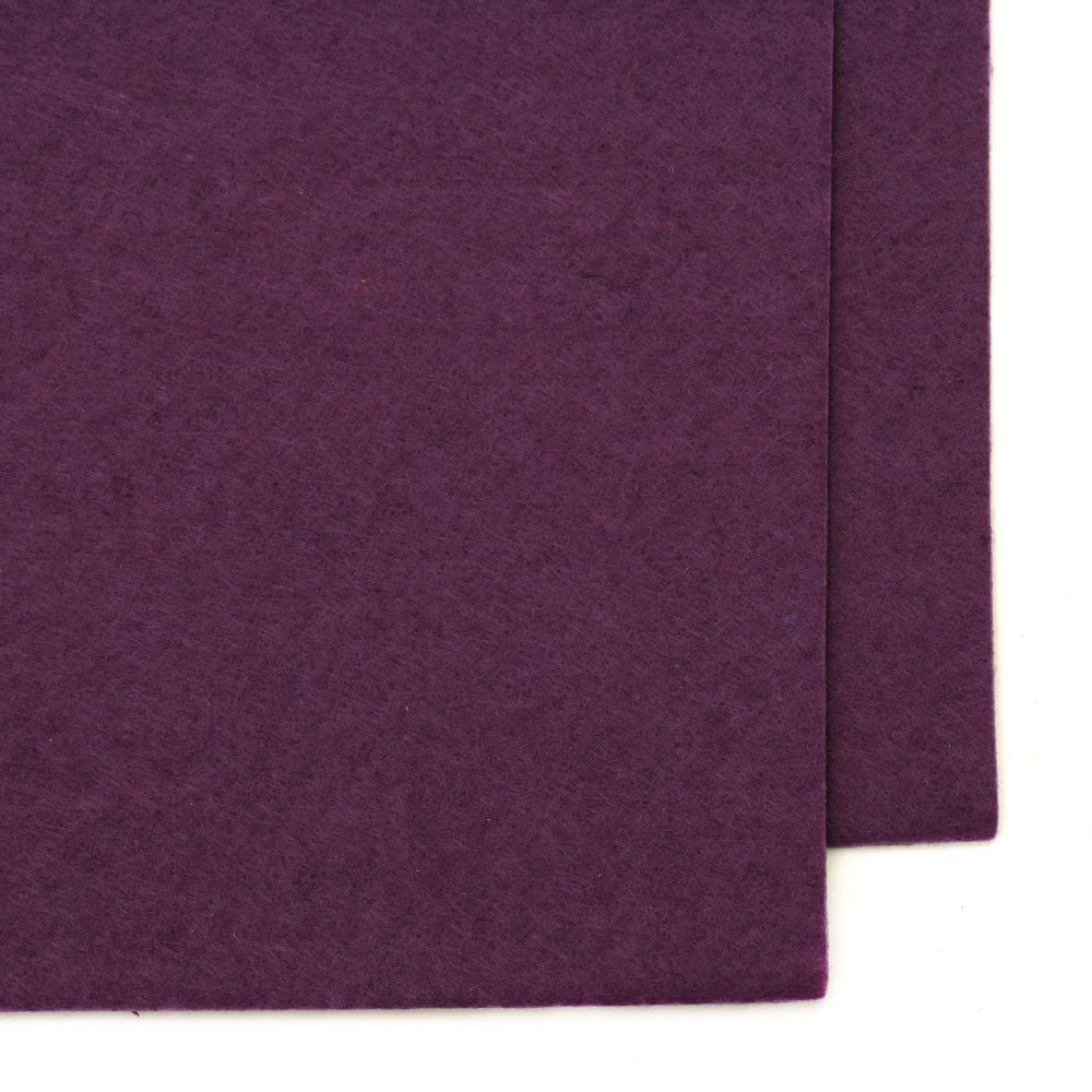 Pâslă 1,5 mm A4 20x30 cm culoare violet -1 bucată