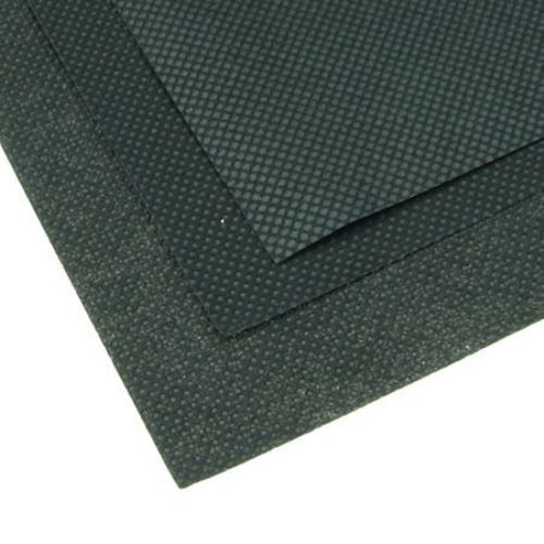 Φύλλο τσόχας 0,5 mm τύπου panama A4 20 x 30 cm για εφαρμογές, διακοσμητικά και κεντήματα - μαύρο