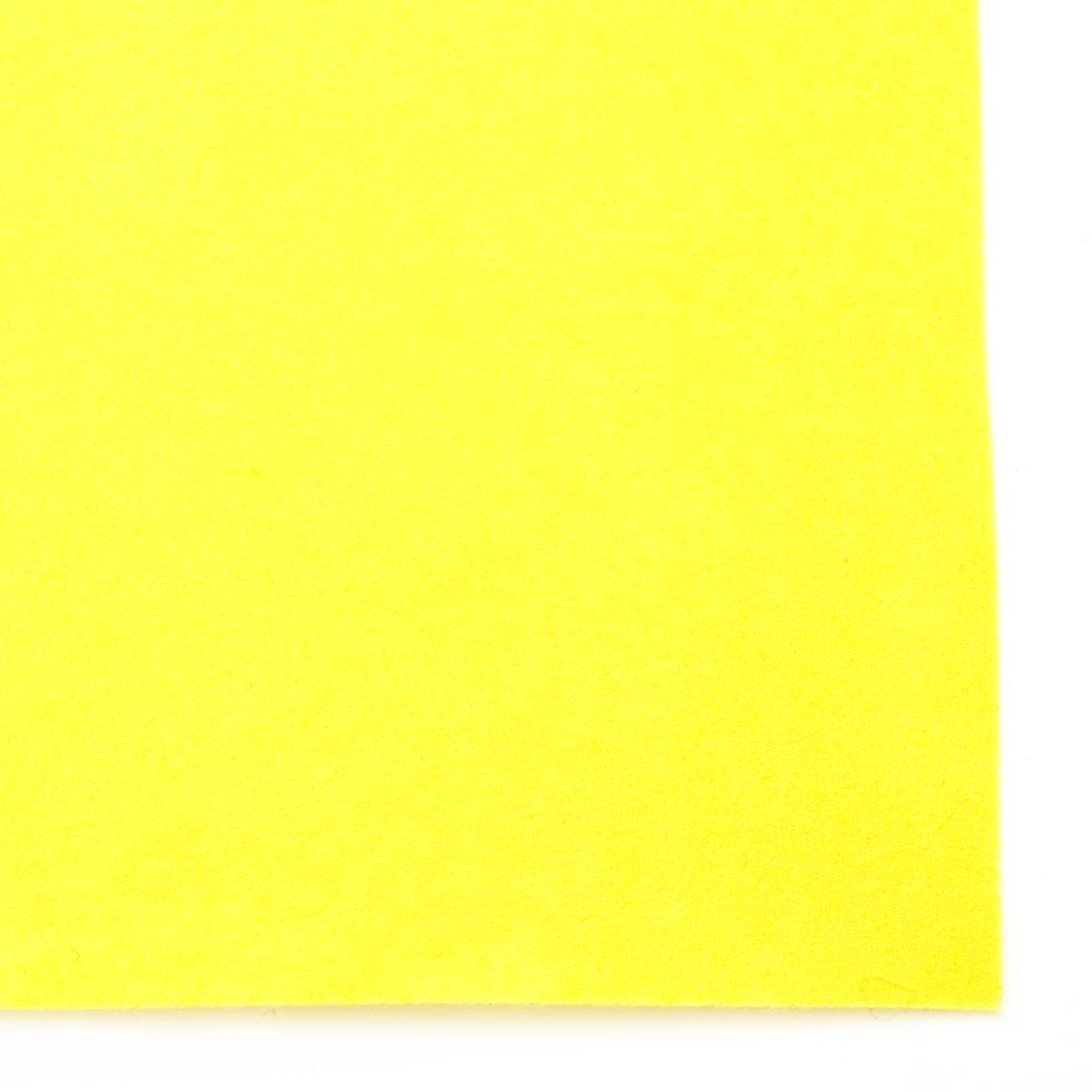 Yellow Felt Sheet, A4 20x30mm 1mm  