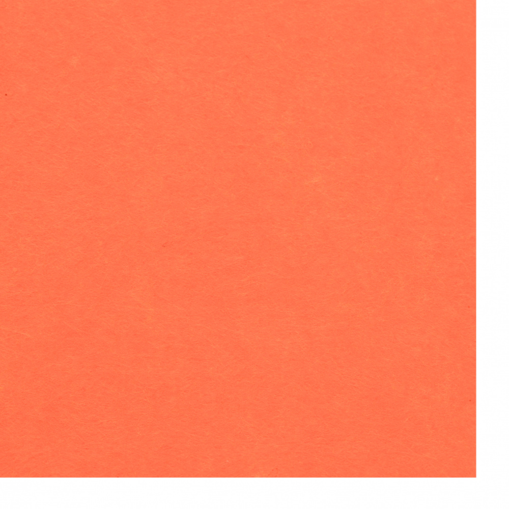 Orange Felt Sheet, A4 20x30mm 1mm  