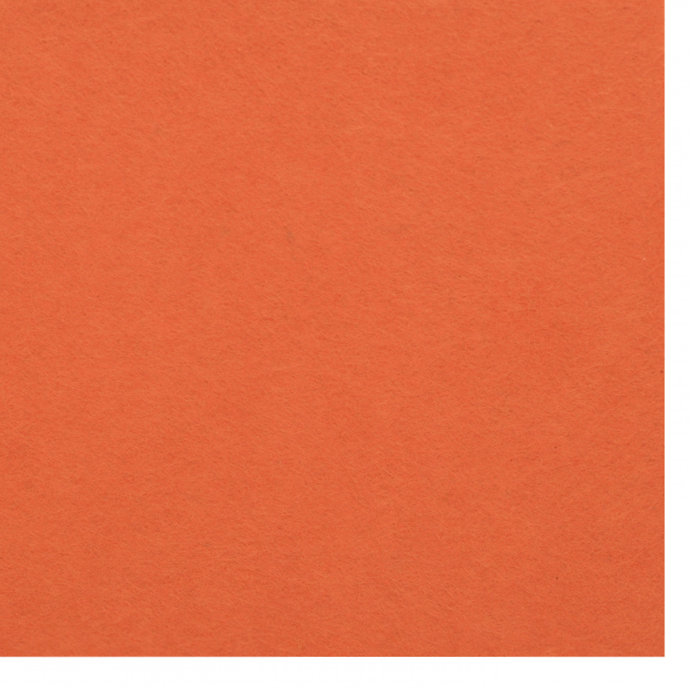 Dark Orange Felt Sheet, A4 20x30mm 1mm  