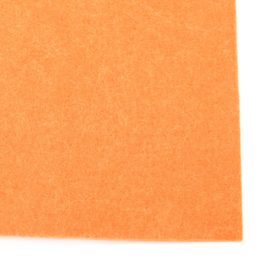 Fabric Felt Sheet, DIY Crafts Sewing Decoration 2 mm A4 20x30 cm color orange dark -1 pc