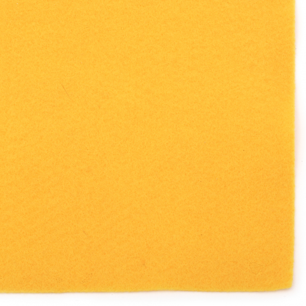 Φύλλο τσόχας μαλακό 1 mm A4 20x30 cm κίτρινο σκούρο -1 τεμάχιο